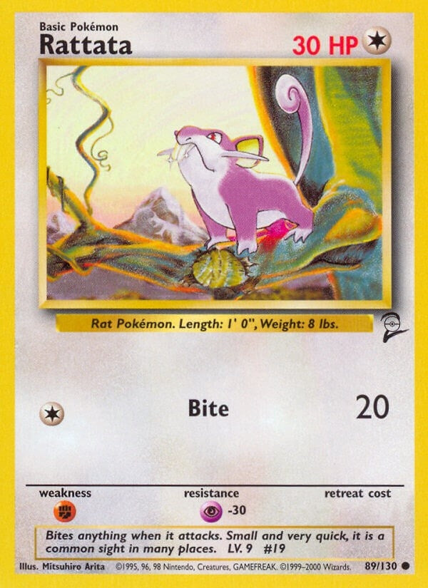 Image for Rattata (089/130) (Base Set 2) - Pokemon