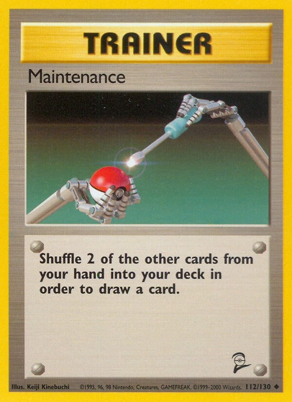 Image for Maintenance (112/130) (Base Set 2) - Pokemon