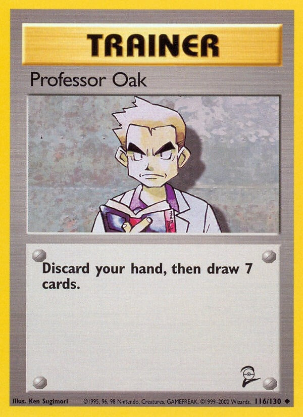 Image for Professor Oak (116/130) (Base Set 2) - Pokemon
