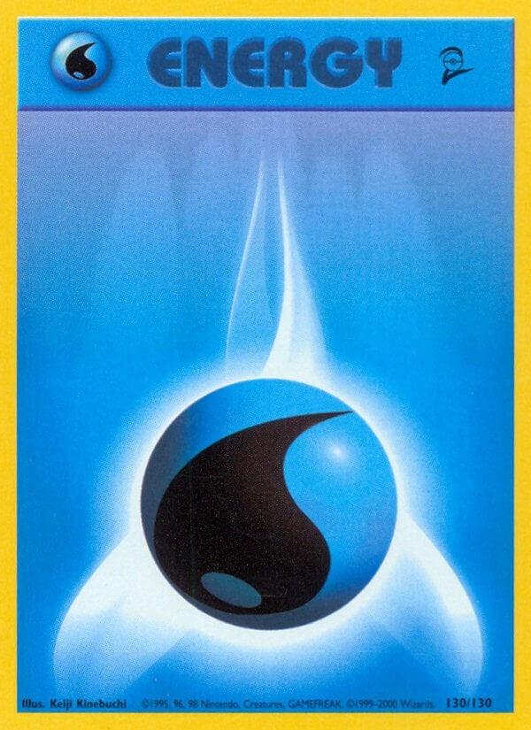 Image for Water Energy (130/130) (Base Set 2) - Pokemon