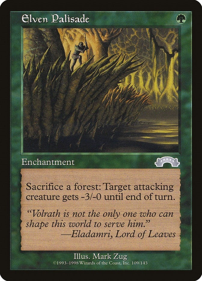 Elven Palisade (109) (Exodus)