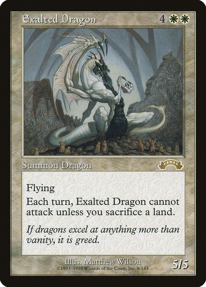 Exalted Dragon (6) (Exodus)