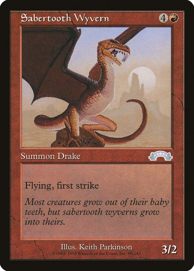 Sabertooth Wyvern (99) (Exodus)
