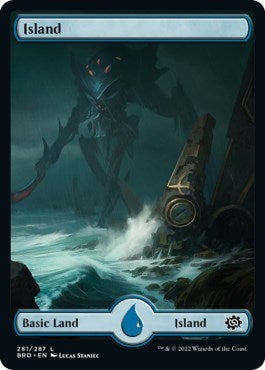 Island (281) - Full Art (281) (The Brothers' War)