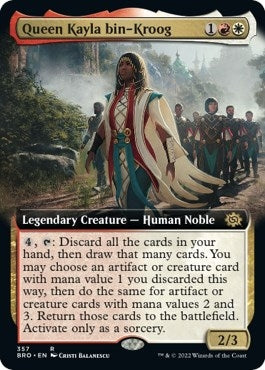 Queen Kayla bin-Kroog (Extended Art) (357) (The Brothers' War)