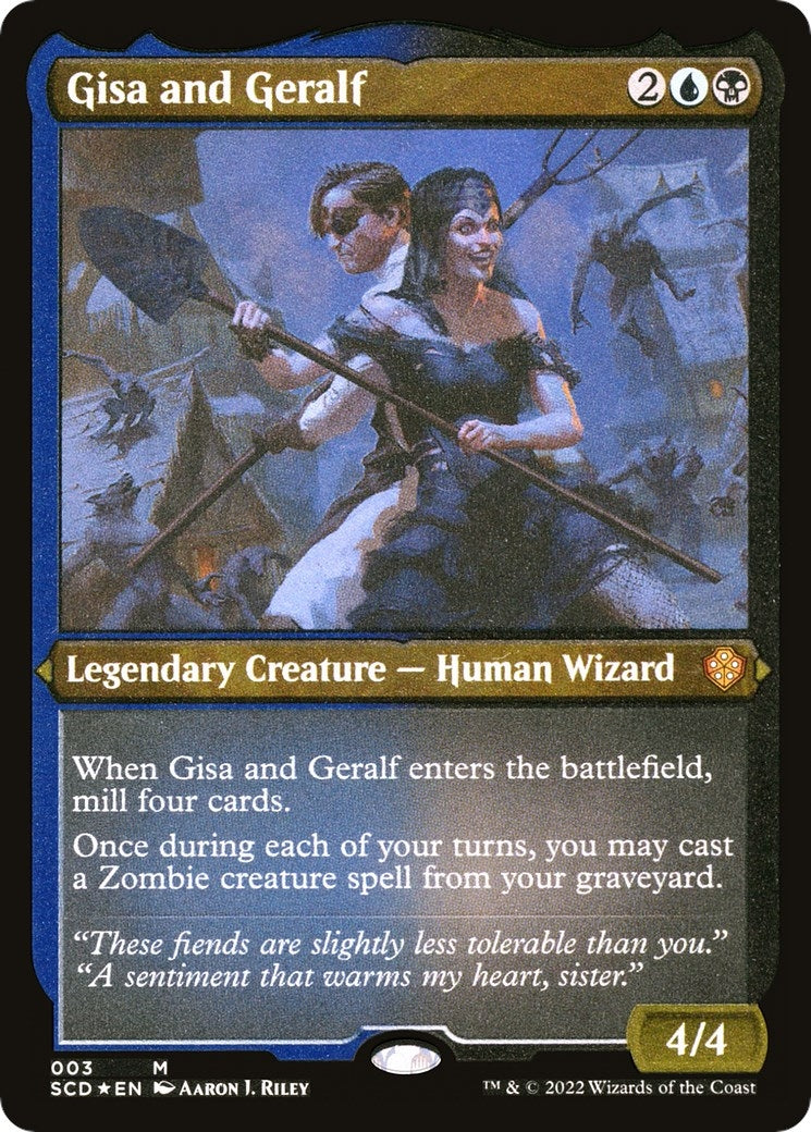 Gisa and Geralf (Foil Etched) (3) (Starter Commander Decks)