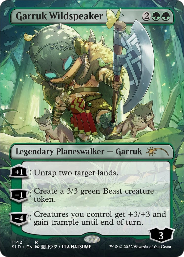 Garruk Wildspeaker (Borderless) (1142) (Secret Lair Drop Series)