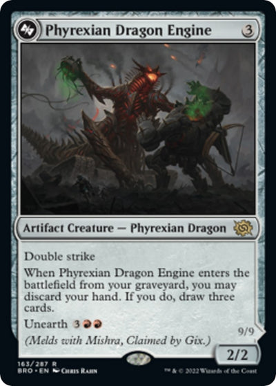 Phyrexian Dragon Engine (163) (The Brothers' War)