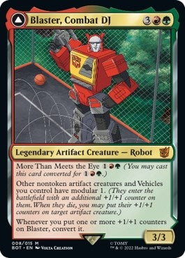 Blaster, Combat DJ (8) (Universes Beyond: Transformers)