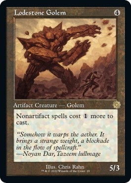 Lodestone Golem (29) (The Brothers' War: Retro Frame Artifacts)