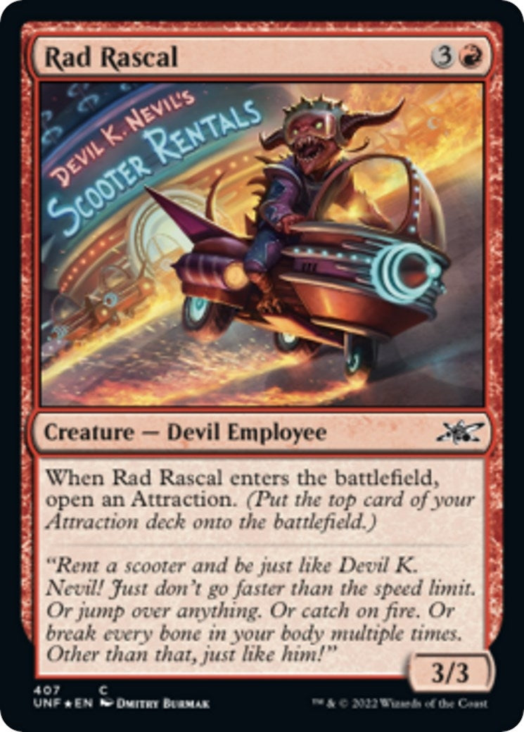Rad Rascal (Galaxy Foil) (407) (Unfinity)