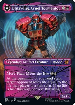 Blitzwing, Cruel Tormentor (Shattered Glass) (19) (Universes Beyond: Transformers)