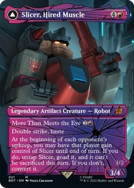 Slicer, Hired Muscle (Shattered Glass) (21) (Universes Beyond: Transformers)