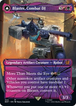 Blaster, Combat DJ (Shattered Glass) (22) (Universes Beyond: Transformers)