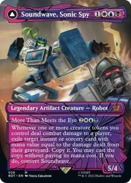 Soundwave, Sonic Spy (Shattered Glass) (28) (Universes Beyond: Transformers)