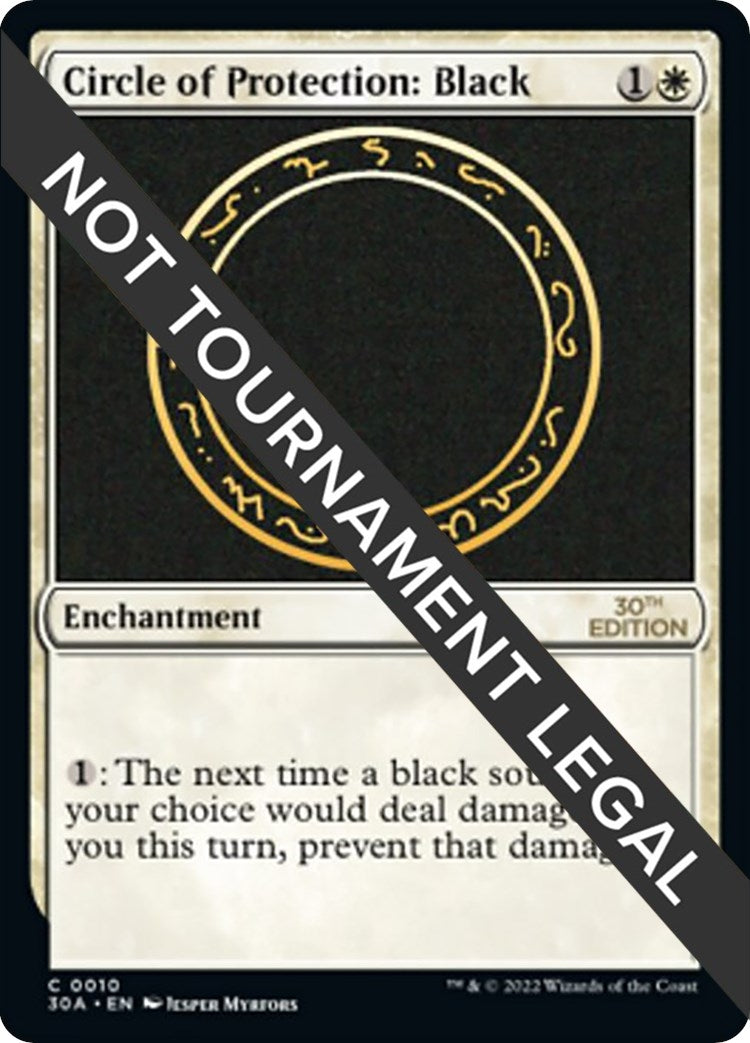 Image for Circle of Protection: Black (10) [30A]