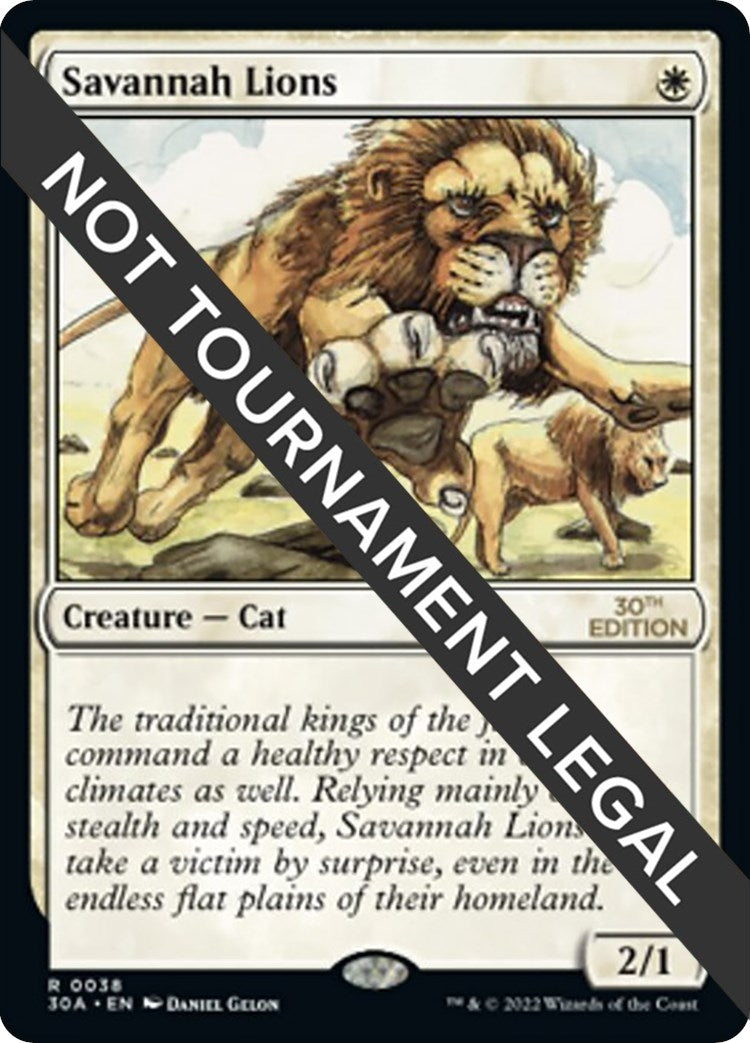 Savannah Lions (38) (30th Anniversary Edition)