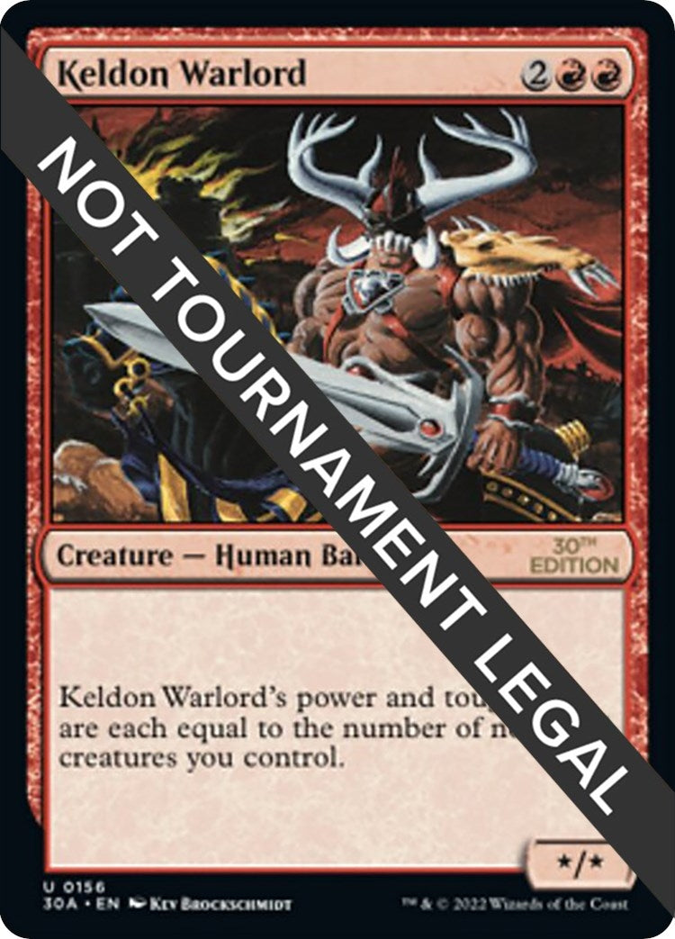 Keldon Warlord (156) (30th Anniversary Edition)
