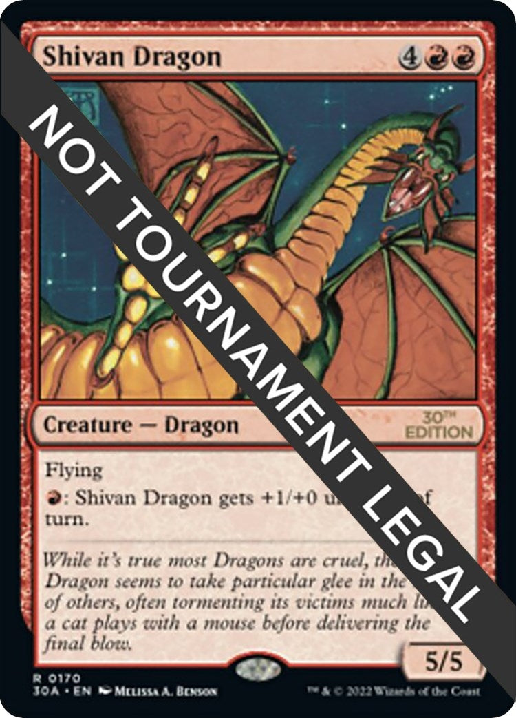 Image for Shivan Dragon (170) [30A]