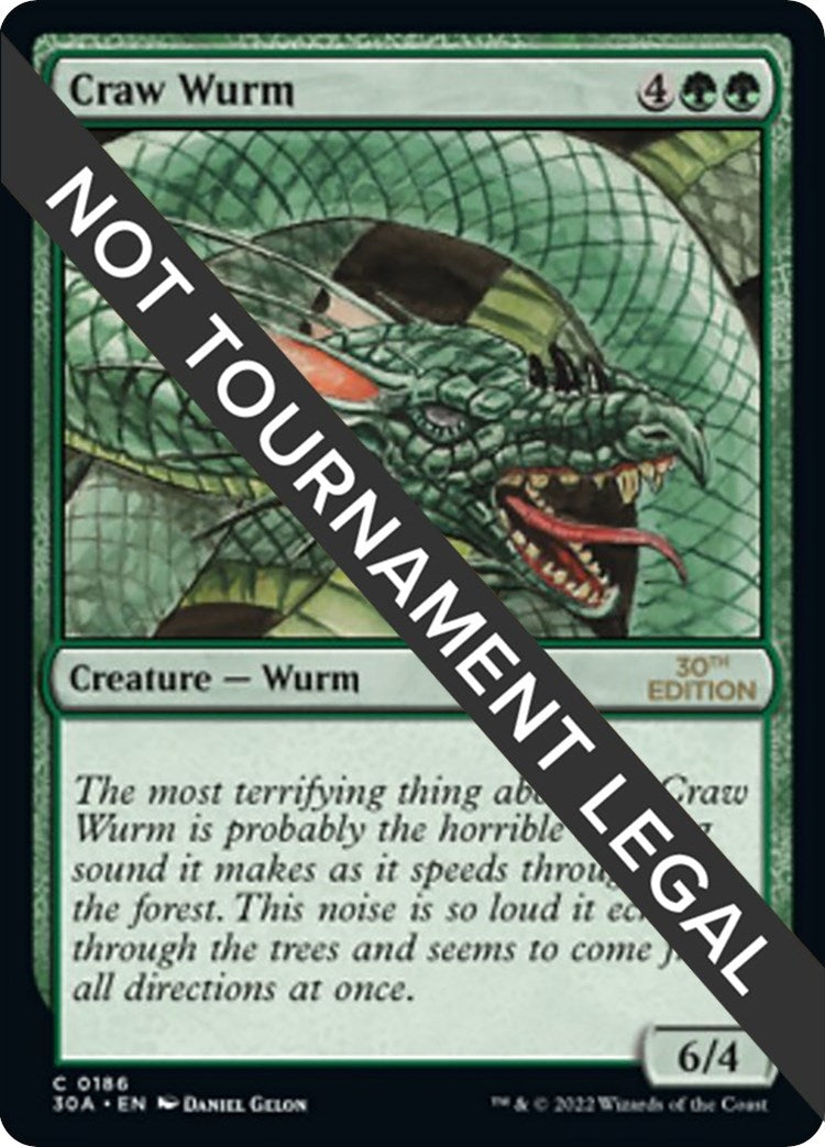 Craw Wurm (186) (30th Anniversary Edition)