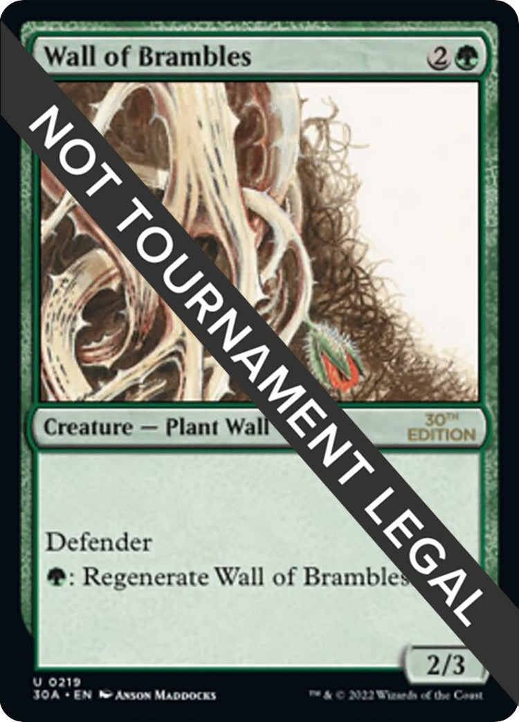 Wall of Brambles (219) (30th Anniversary Edition)