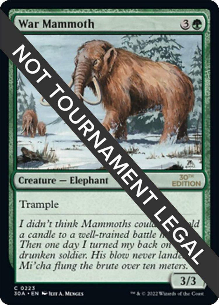 Image for War Mammoth (223) [30A]