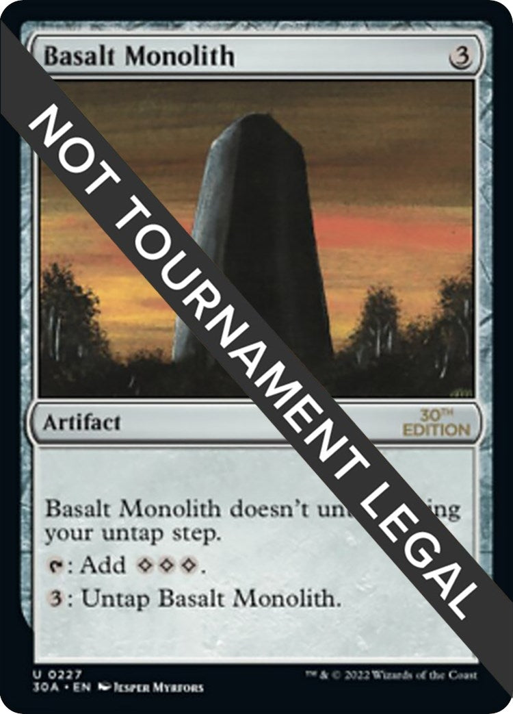 Basalt Monolith (227) (30th Anniversary Edition)