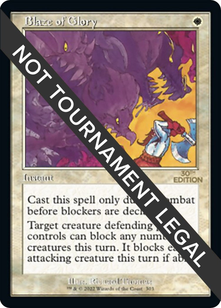 Blaze of Glory (Retro Frame) (303) (30th Anniversary Edition)