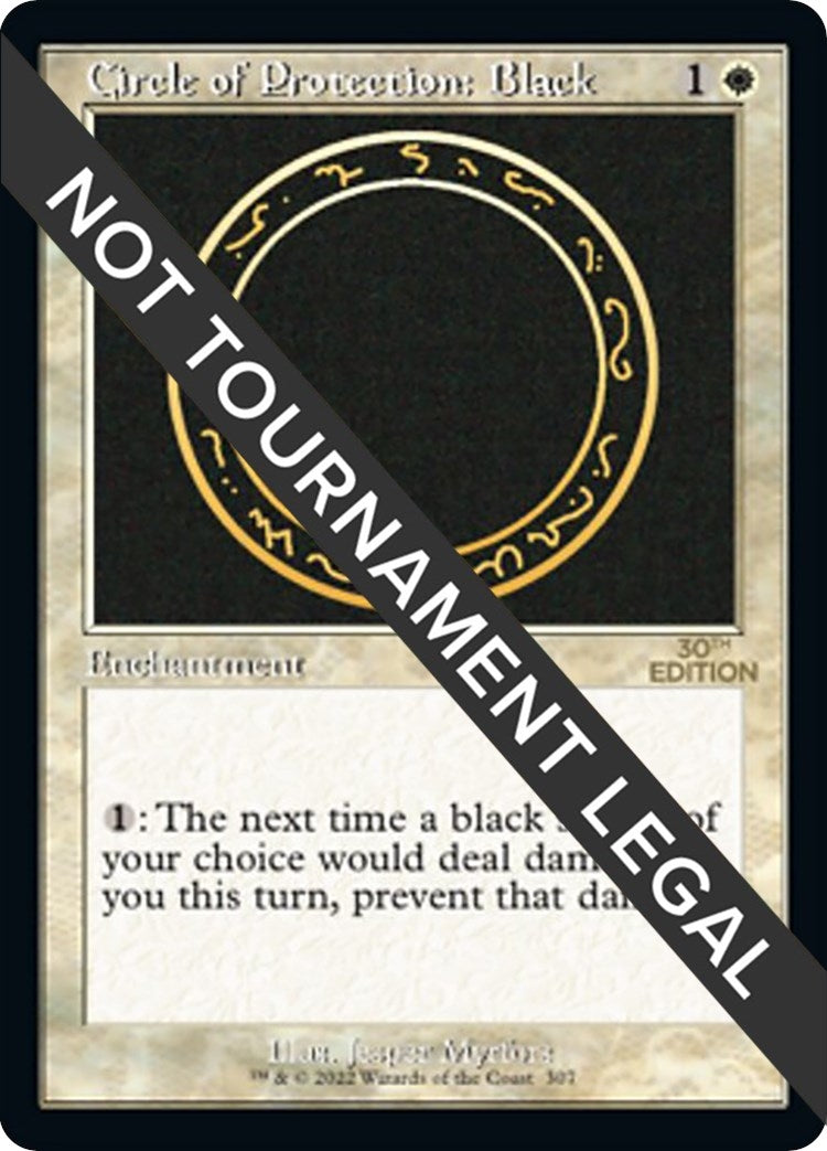 Circle of Protection: Black (Retro Frame) (307) (30th Anniversary Edition)