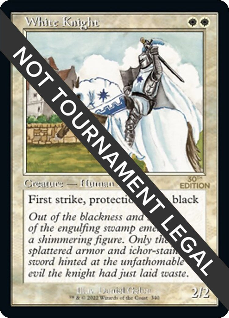 Image for White Knight (Retro Frame) (340) [30A]