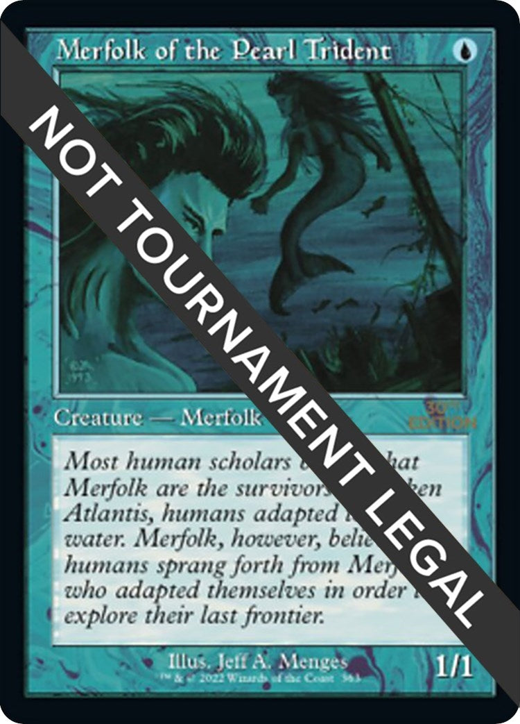Merfolk of the Pearl Trident (Retro Frame) (363) (30th Anniversary Edition)