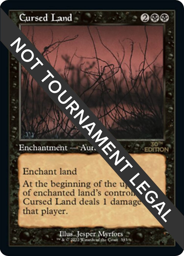 Cursed Land (Retro Frame) (393) (30th Anniversary Edition)