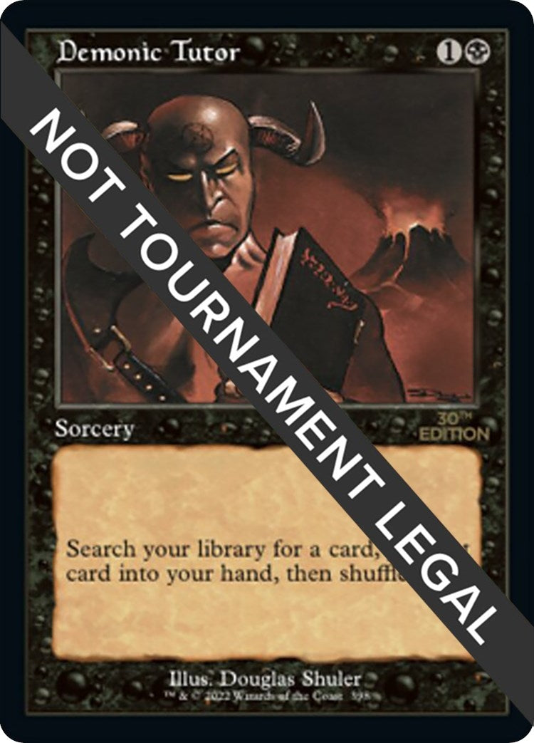 Demonic Tutor (Retro Frame) (398) (30th Anniversary Edition)