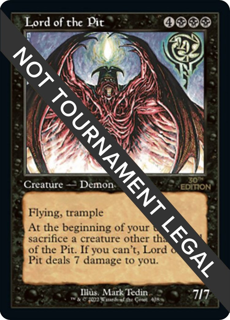 Lord of the Pit (Retro Frame) (408) (30th Anniversary Edition)
