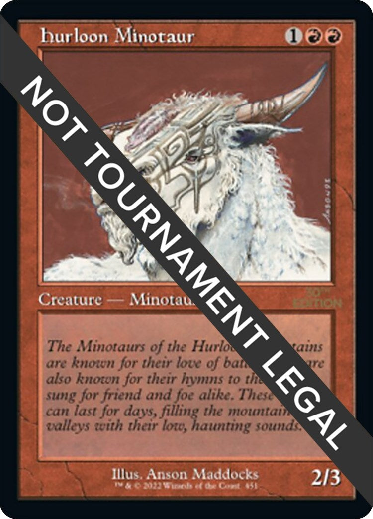Hurloon Minotaur (Retro Frame) (451) (30th Anniversary Edition)