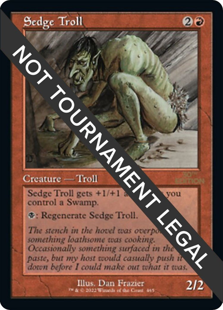 Sedge Troll (Retro Frame) (465) (30th Anniversary Edition)