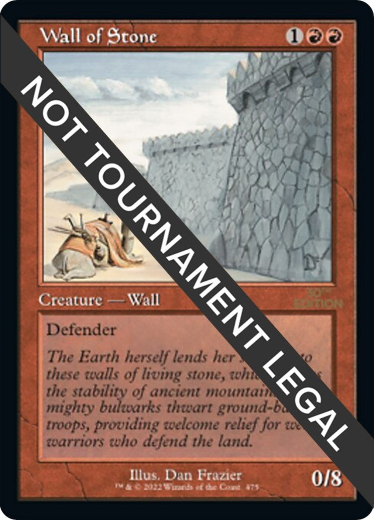 Wall of Stone (Retro Frame) (475)