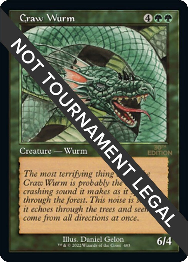 Craw Wurm (Retro Frame) (483) (30th Anniversary Edition)