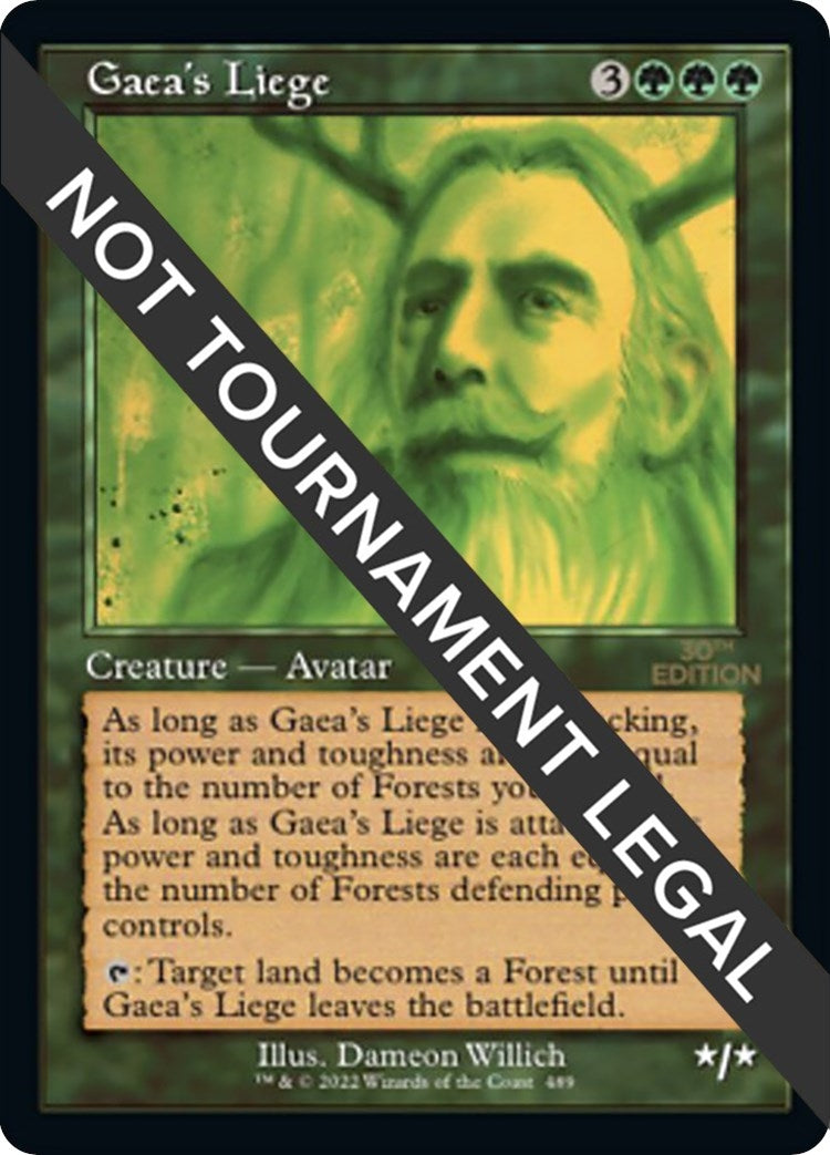Gaea's Liege (Retro Frame) (489) (30th Anniversary Edition)