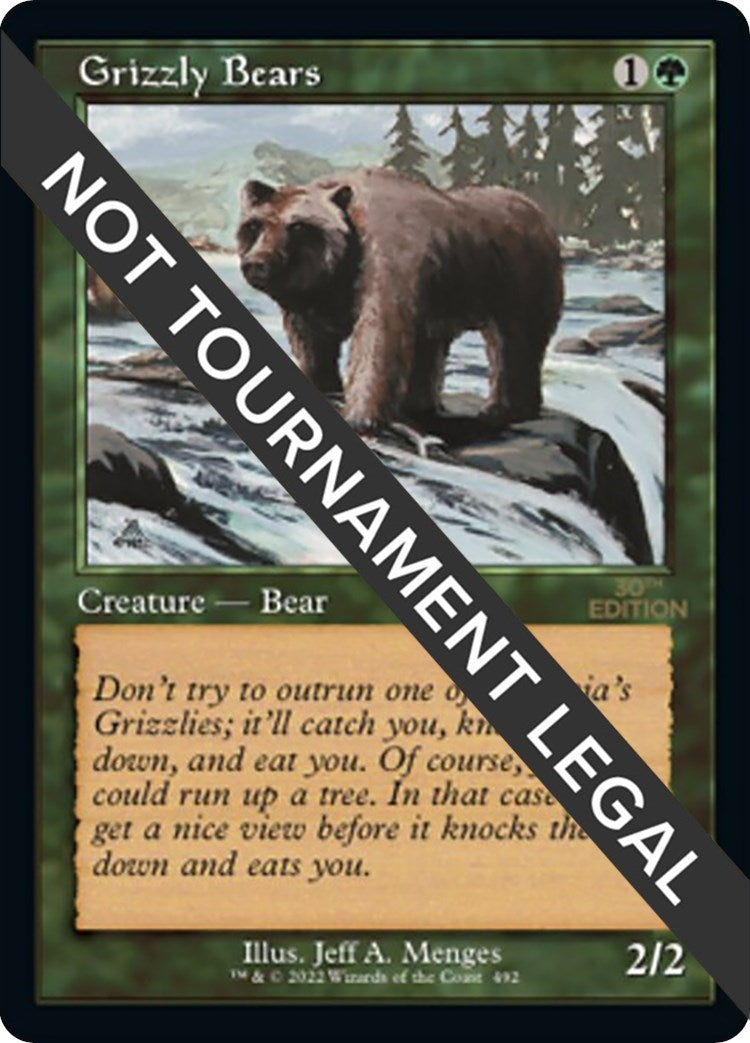 Grizzly Bears (Retro Frame) (492) (30th Anniversary Edition)