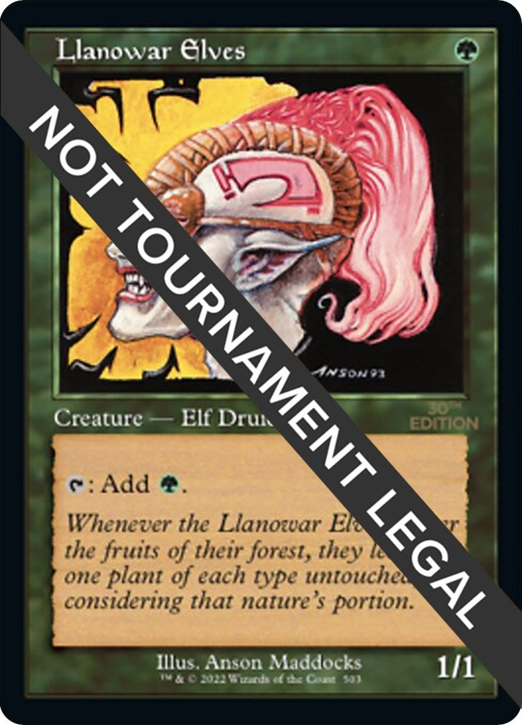 Llanowar Elves (Retro Frame) (503) (30th Anniversary Edition)
