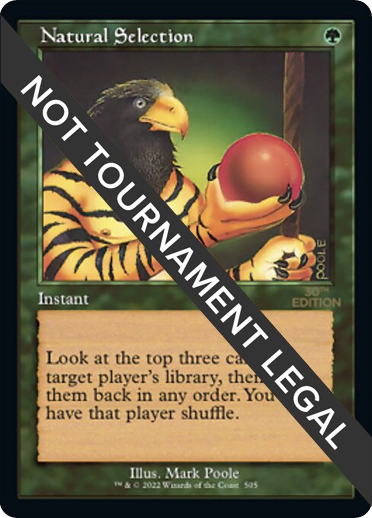 Natural Selection (Retro Frame) (505) (30th Anniversary Edition)