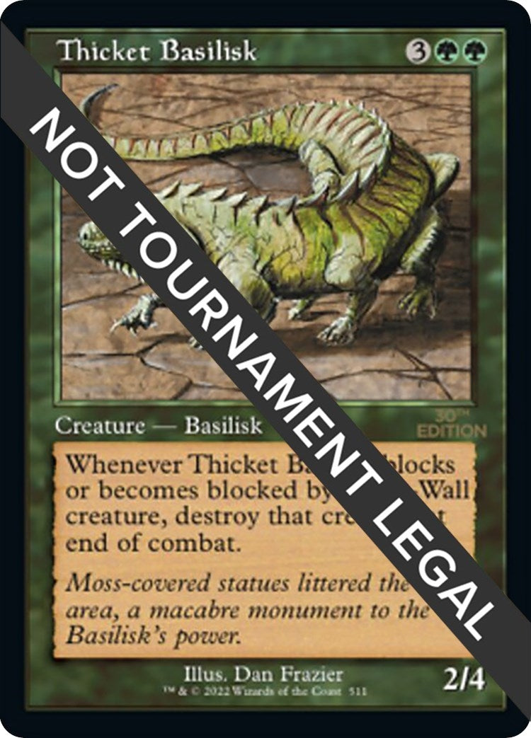 Thicket Basilisk (Retro Frame) (511) (30th Anniversary Edition)