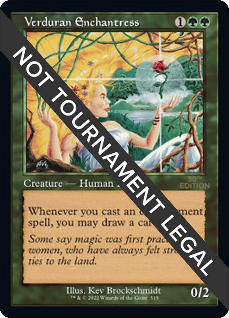 Verduran Enchantress (Retro Frame) (515)