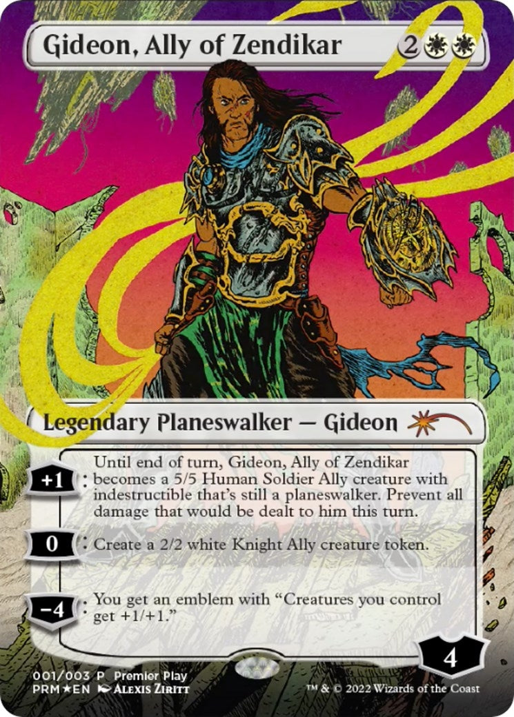 Gideon, Ally of Zendikar (1) (Pro Tour Promos)