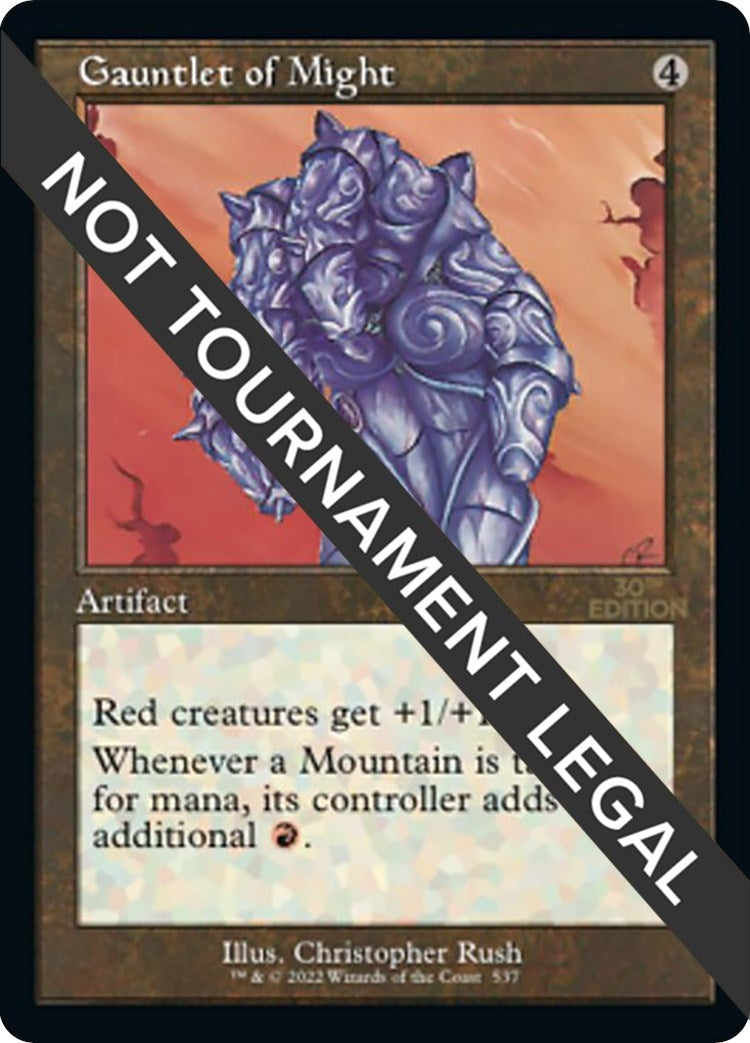Gauntlet of Might (Retro Frame) (537) (30th Anniversary Edition)