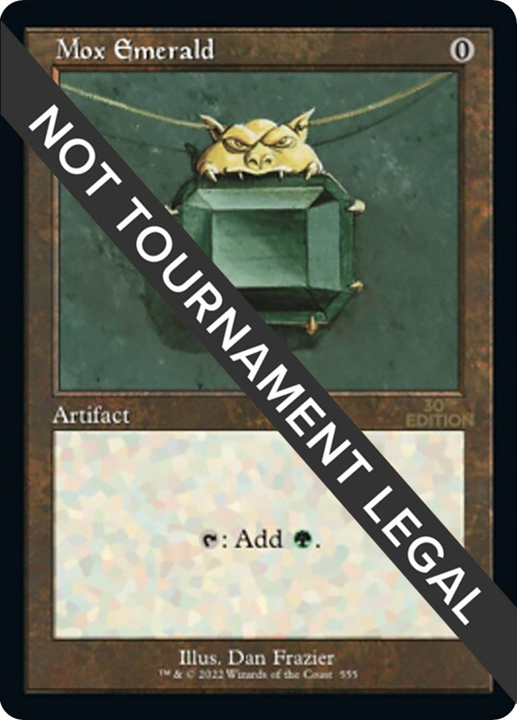 Mox Emerald (Retro Frame) (555) (30th Anniversary Edition)