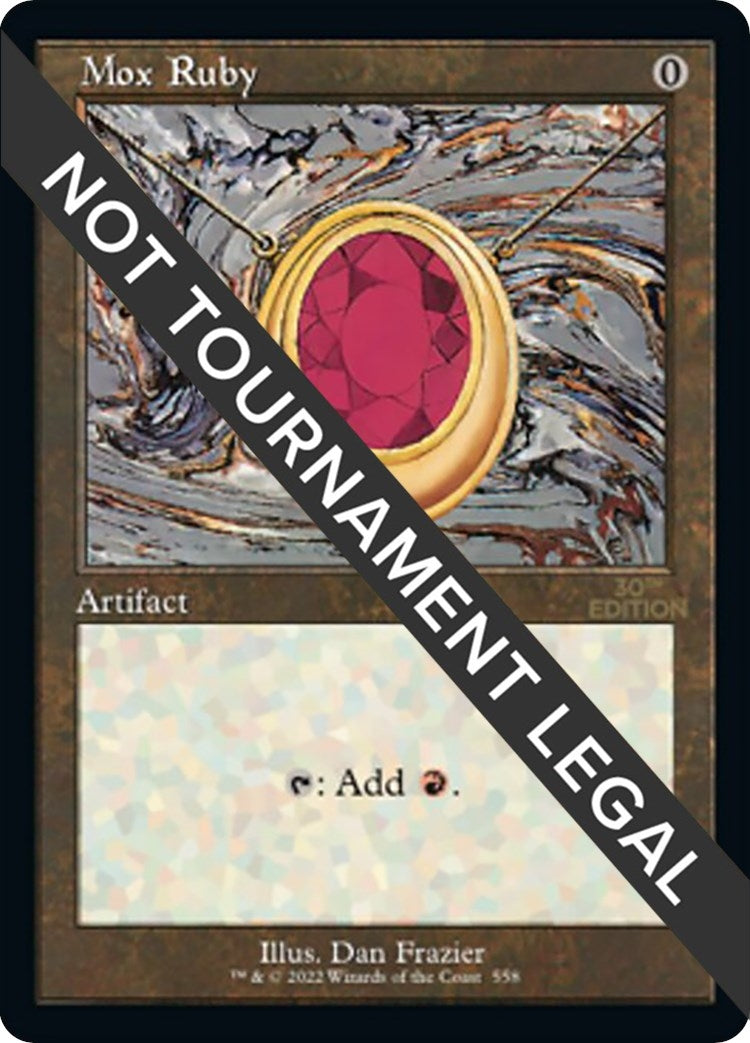 Mox Ruby (Retro Frame) (558) (30th Anniversary Edition)