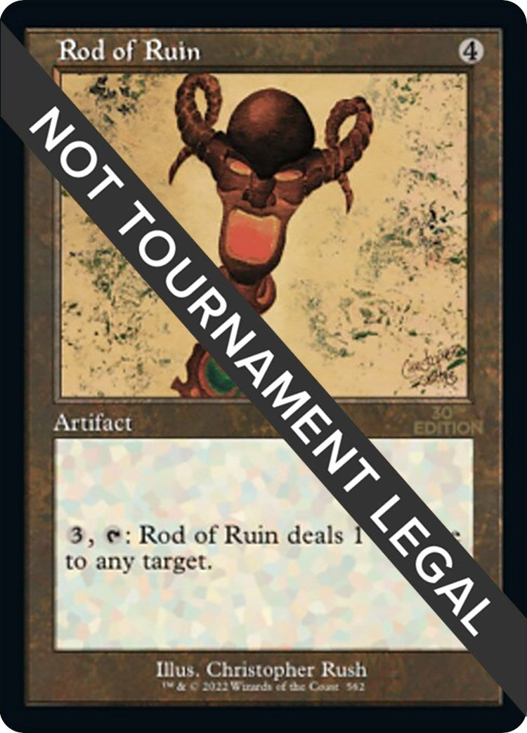 Rod of Ruin (Retro Frame) (562) (30th Anniversary Edition)