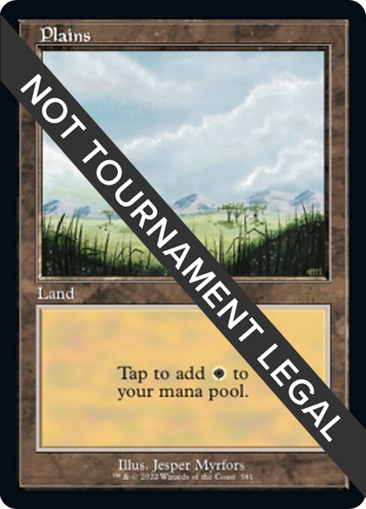 Plains (581) (Retro Frame) (581) (30th Anniversary Edition)